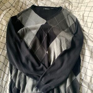 vintage pattern sweater!!